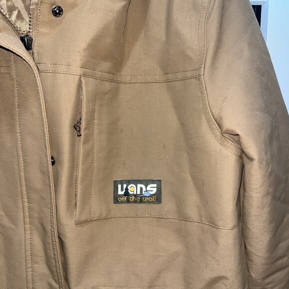 Vans Parka Drill Long II Chore MTE Cobblestone Beige Women's Small (S) - Picture 2 of 12